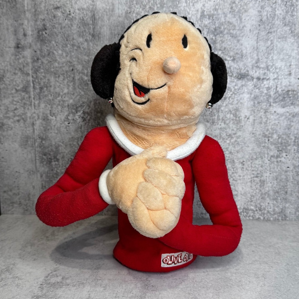 Winning Edge Designs Olive Oyl Popeye Plush Golf Club Headcover Red Novelty VTG